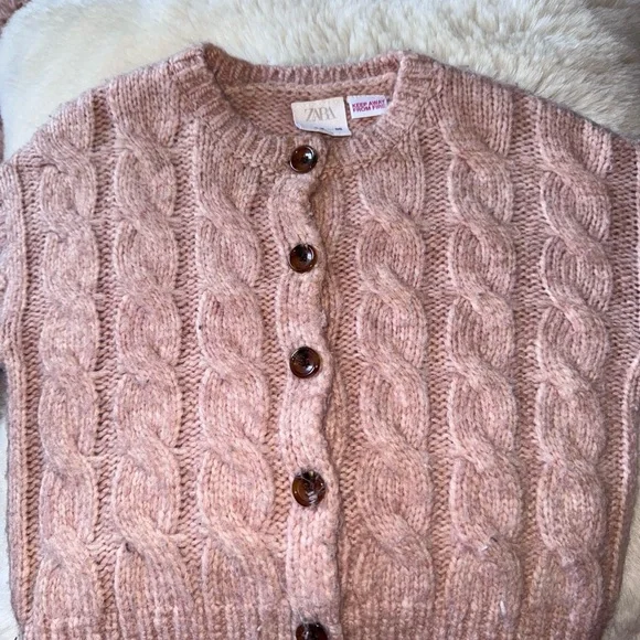Zara Kids Cream and Pink Sweater Set - Picture 9 of 11